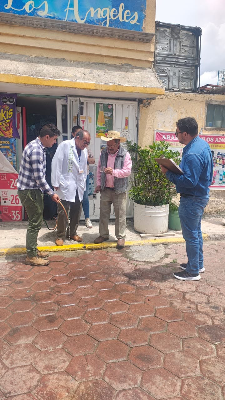 Refuerzan acciones de monitoreo y saneamiento del agua en Chimalpa tras afectaciones por lluvias
