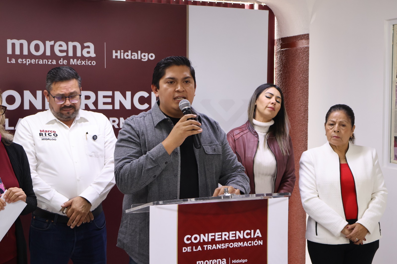 Morena Hidalgo destaca consulta indígena, apertura de la Universidad Rosario Castellanos y acciones de organización durante la Conferencia de la Transformación