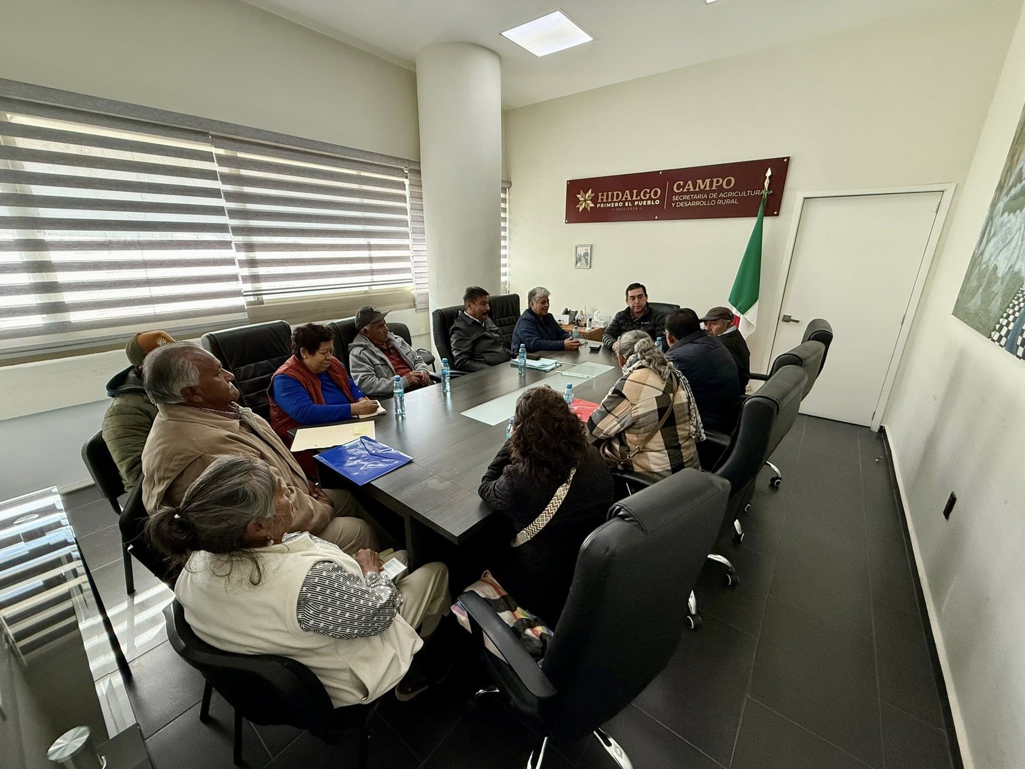 Fortalecen diálogo con ejidatarios para impulsar el campo en Hidalgo