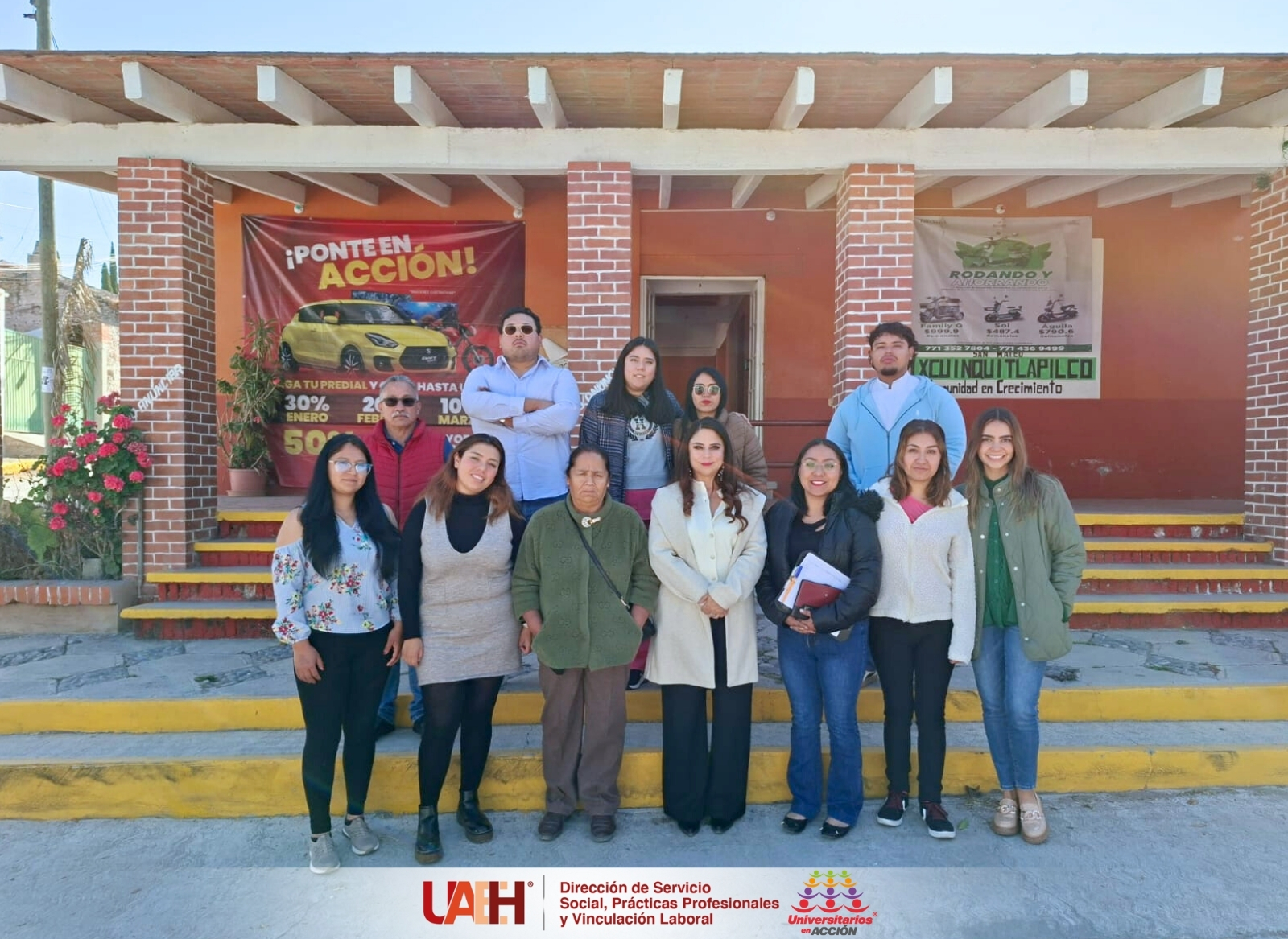 Unidad de Atención Social en San Mateo Ixcuinquitlapilco inicia nuevo periodo de servicio comunitario