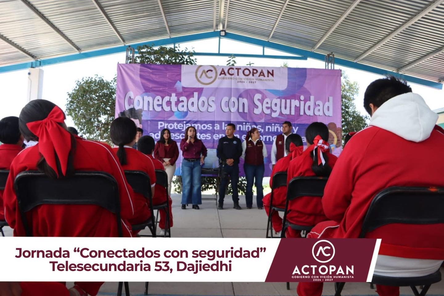 Realizan jornada sobre seguridad digital para estudiantes en Actopan