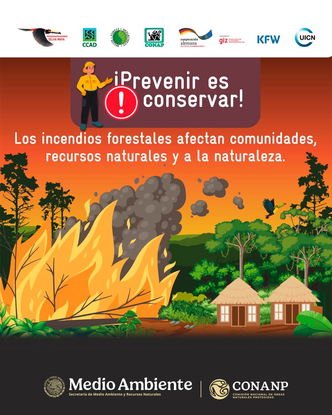 Autoridades de Ajacuba llaman a prevenir incendios forestales