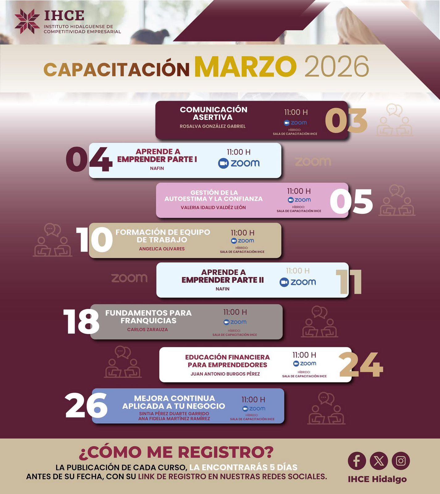 Invitan a emprendedores de San Agustín Metzquititlán a cursos gratuitos en línea