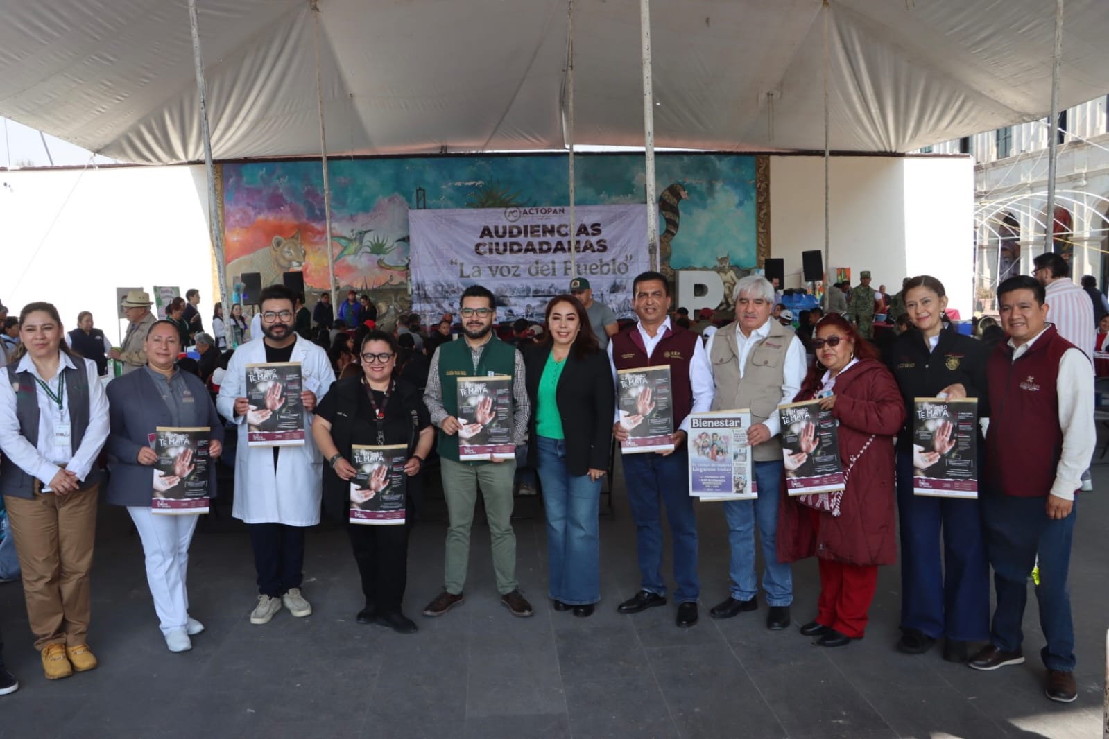 Actopan fortalece la prevención y la seguridad con Feria Integral en “La Voz del Pueblo”