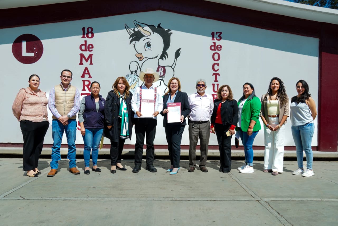 CEDSPI y CBTIS No. 8 firman convenio para fortalecer educación tecnológica y desarrollo comunitario en Hidalgo