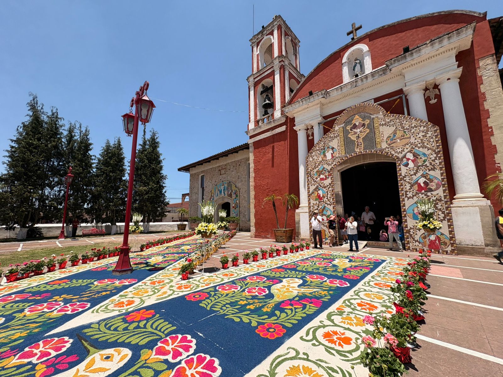 Más de 3.5 kilómetros de tapetes monumentales darán color al cierre de la Expo Feria Acaxochitlán 2026