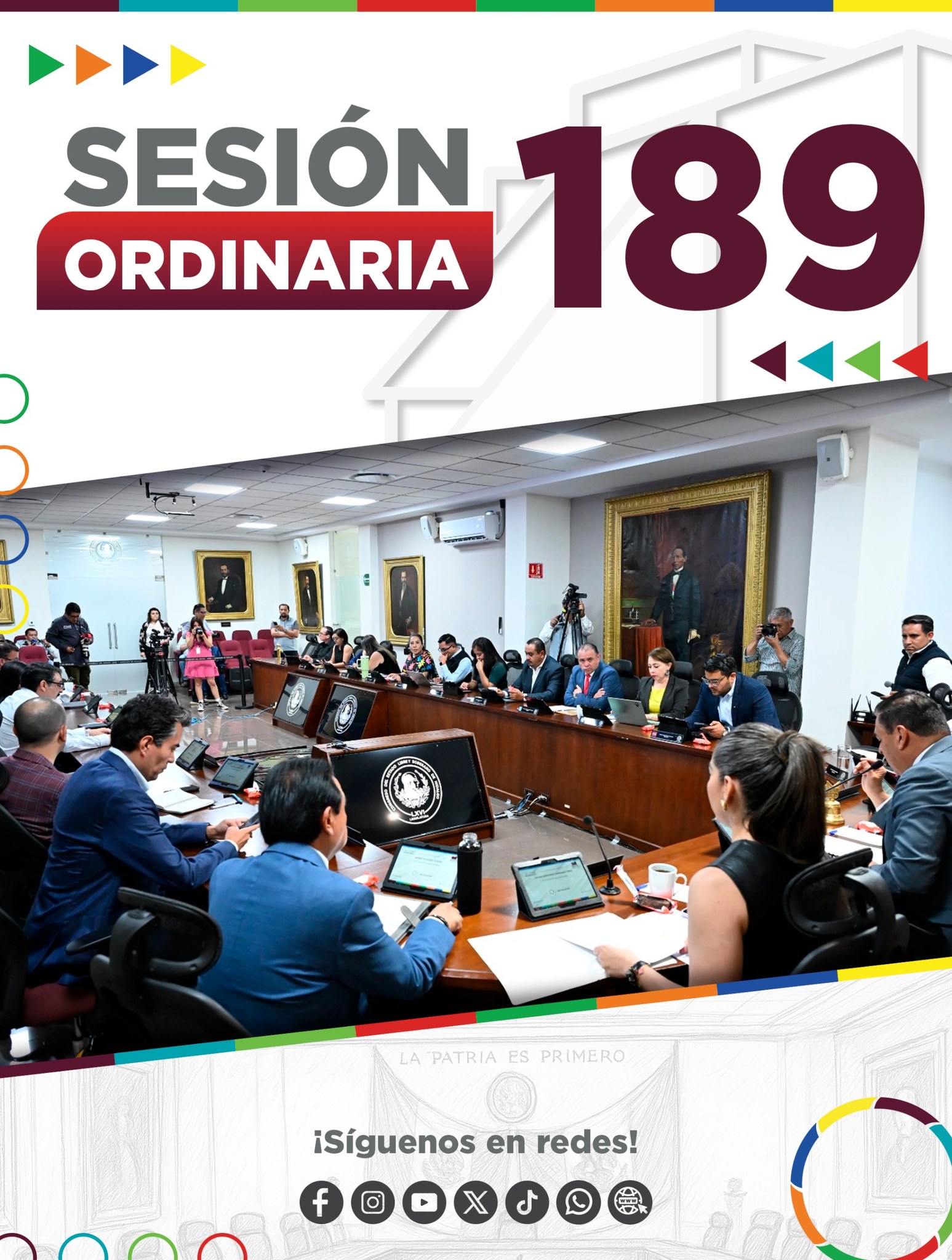 Presenta Congreso de Hidalgo iniciativas para fortalecer derechos, movilidad, justicia y bienestar social